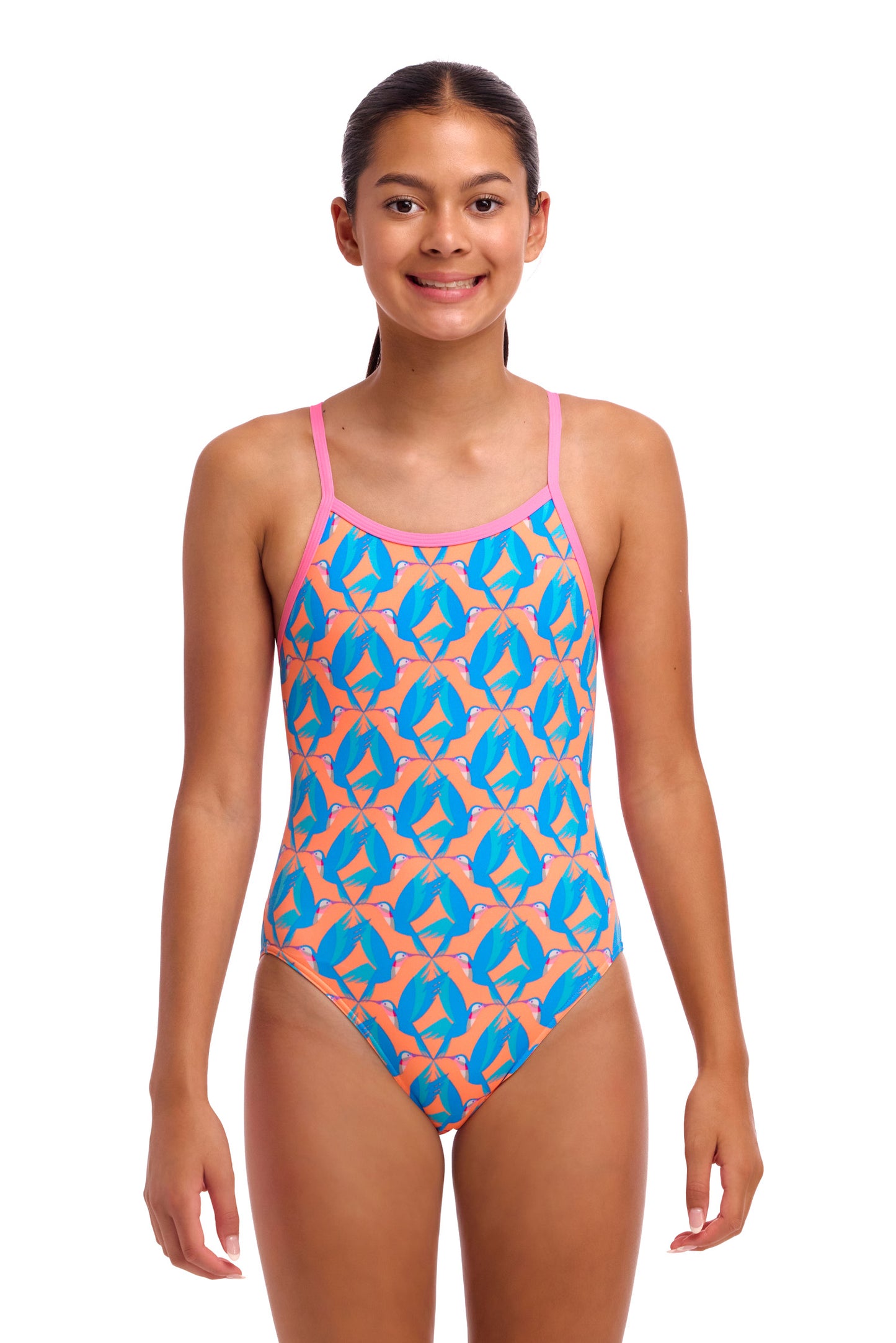 Funkita Girls In A Flap Single Strap One Piece