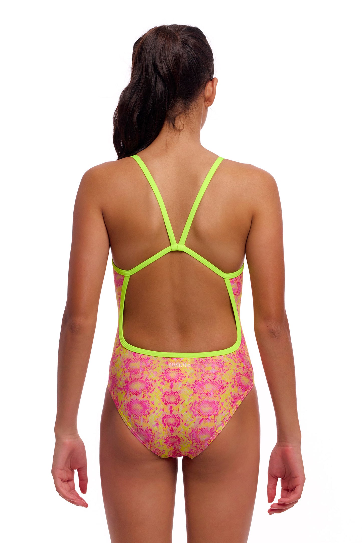 Funkita Girls Poison Pink Single Strap One Piece
