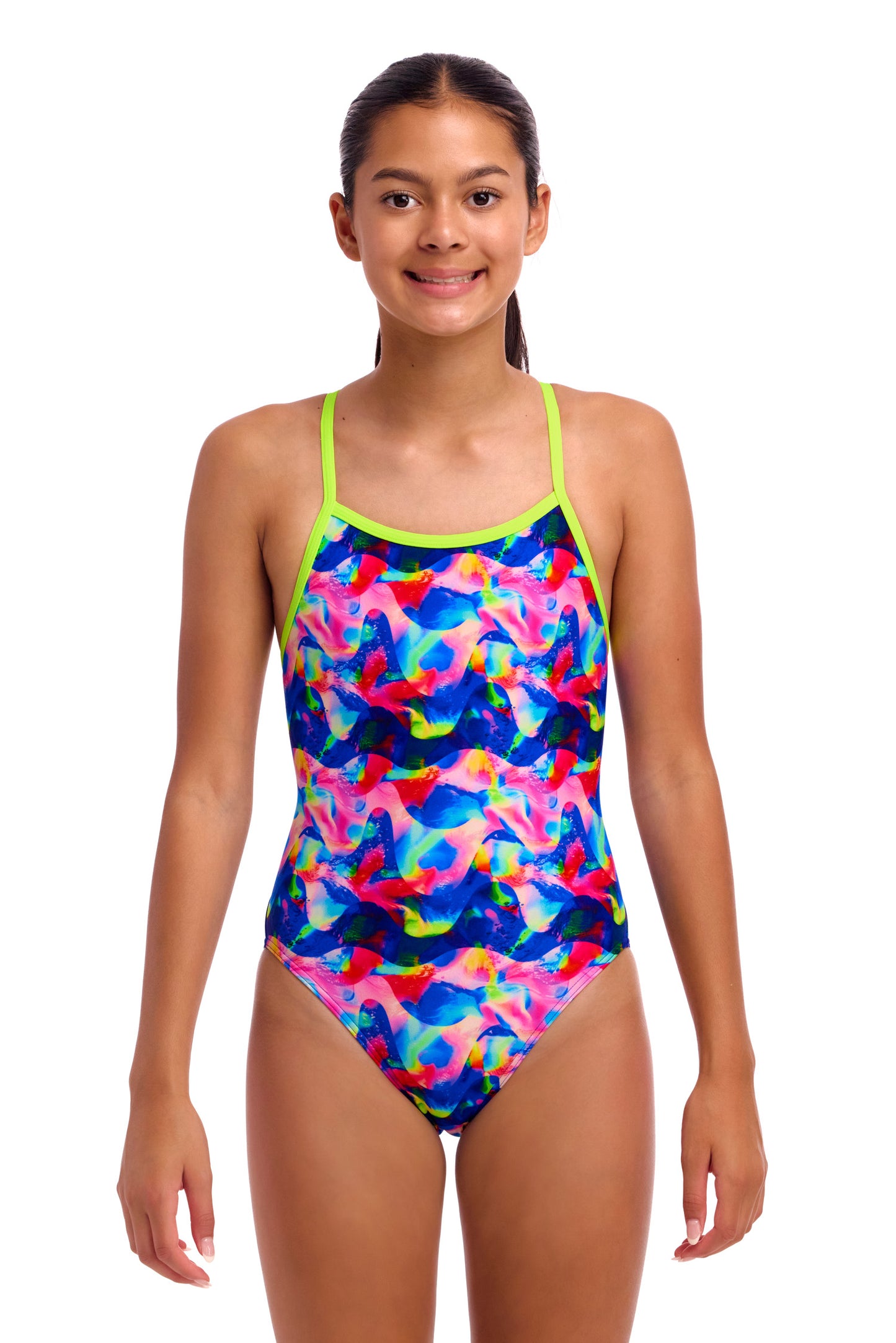 Funkita Girls Wet Wave Single Strap One Piece