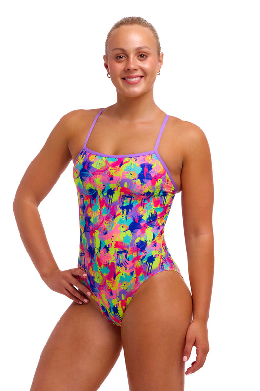 Funkita Women's Mess Match Single Strap One Piece