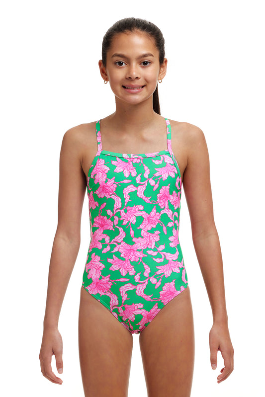 Funkita Girls Blossom Fly Strapped In One Piece - All4Swim