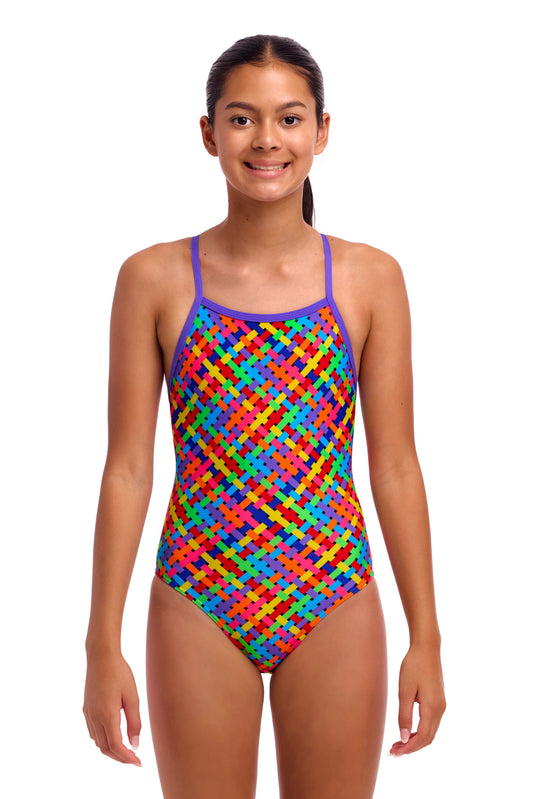 Funkita Girls Bread Basket Tie Me Tight One Piece