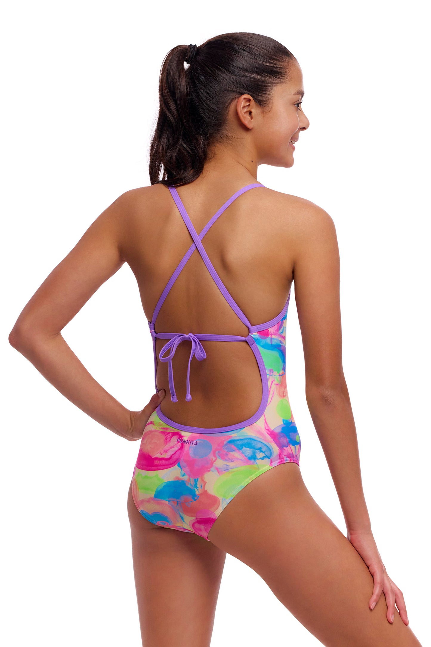 Funkita Girls Sweet Sting Tie Me Tight One Piece - All4Swim