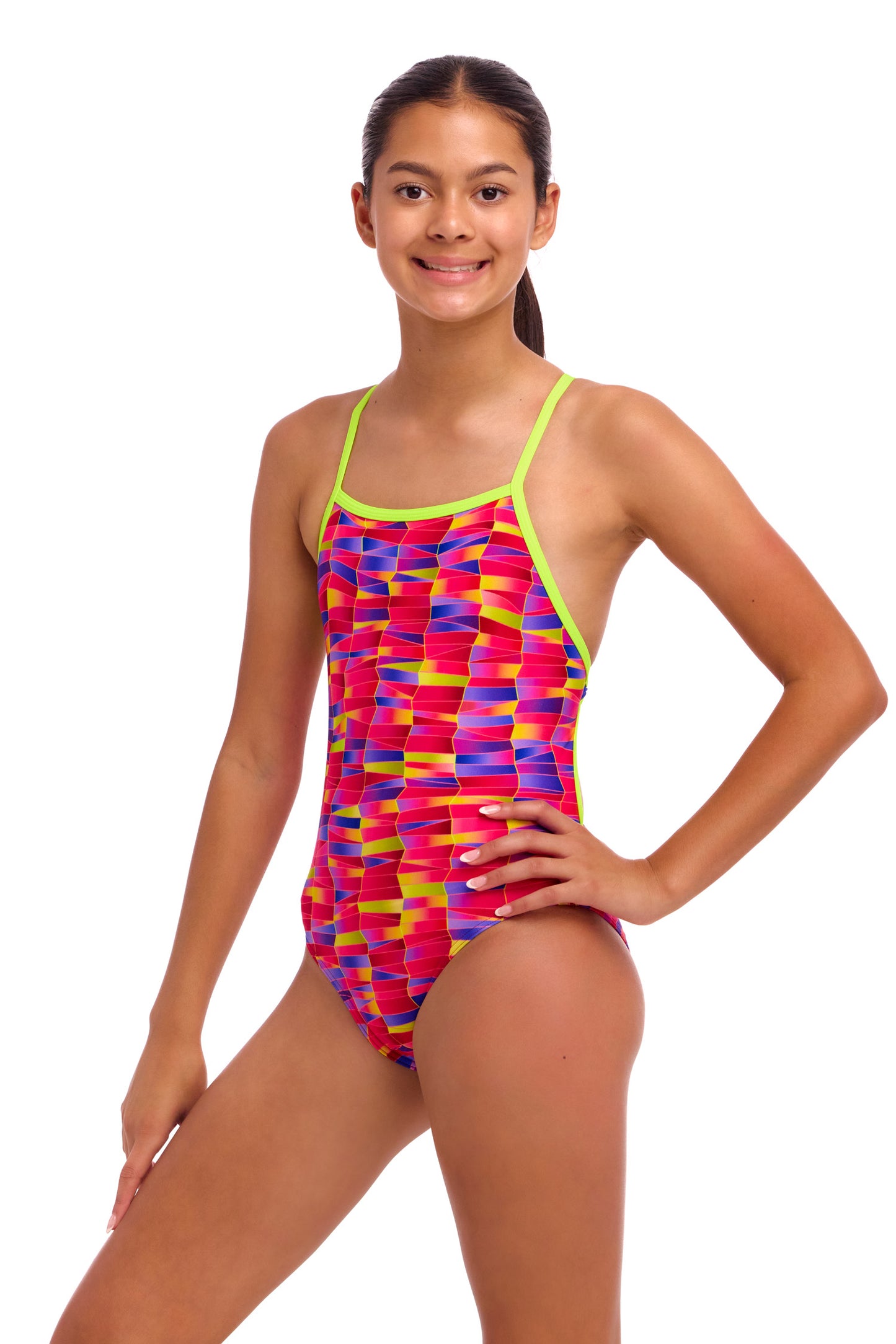Funkita Girls Wriggle Walls Tie Me Tight One Piece
