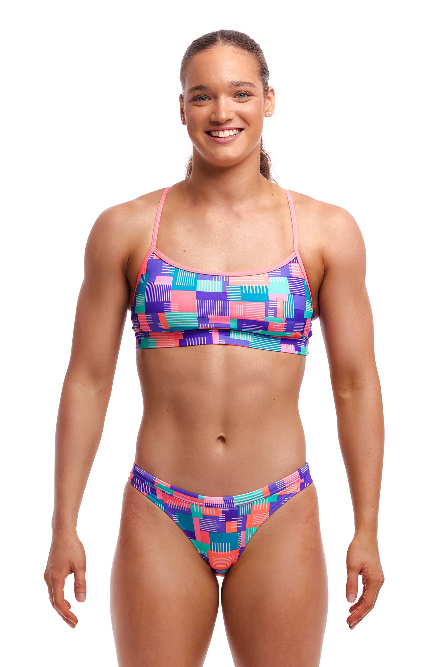 Funkita Women's Giga Bit Swim Crop Top - Top Only - All4Swim