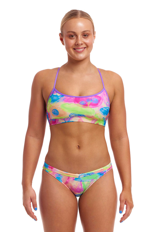 Funkita Women's Sweet Sting Swim Crop Top - Top Only