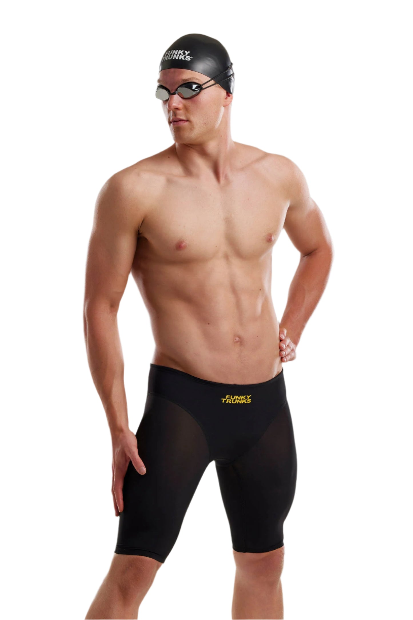 Funky Trunks Men's Apex Viper Jammer - Black Attack - All4Swim