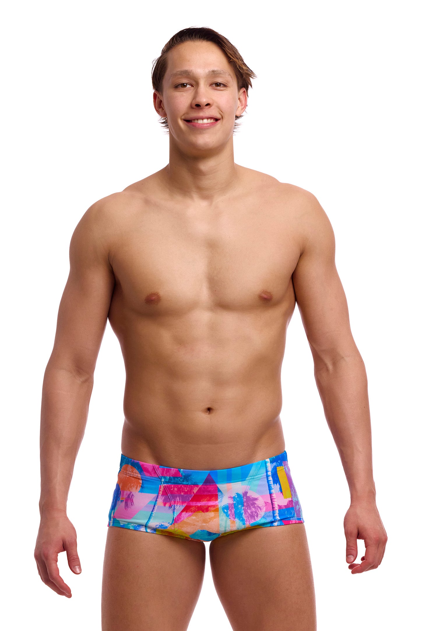 Funky Trunks Men's Pixel Paradise Classic Trunks