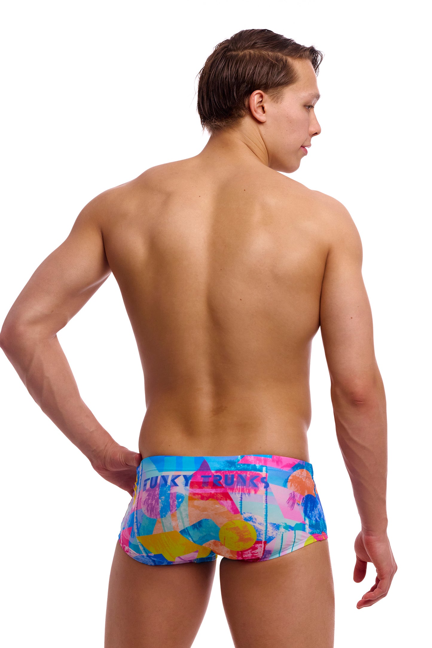 Funky Trunks Men's Pixel Paradise Classic Trunks