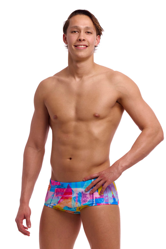 Funky Trunks Men's Pixel Paradise Classic Trunks