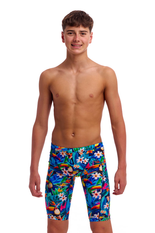 Funky Trunks Boys Birdie Wordie Training Jammers