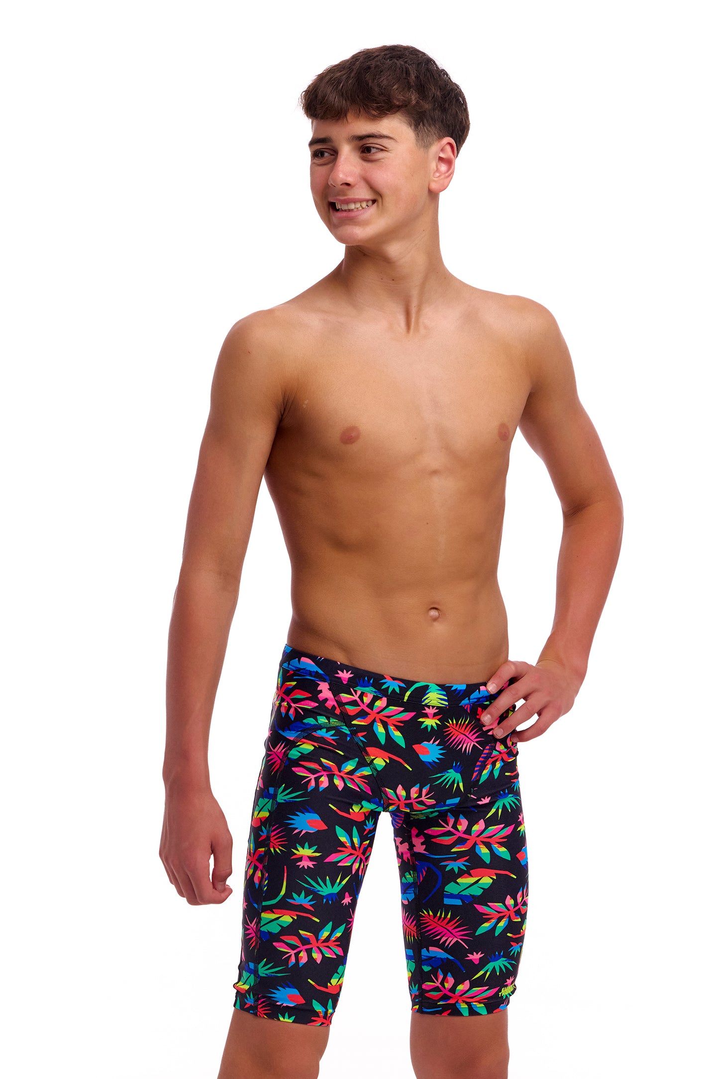 Funky Trunks Boys Lost Leaf Training Jammers