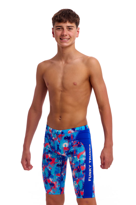 Funky Trunks Boys Messy Messy Messy Training Jammers