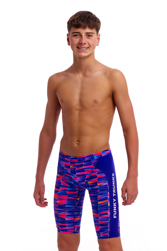 Funky Trunks Boys Warped Waves Training Jammers