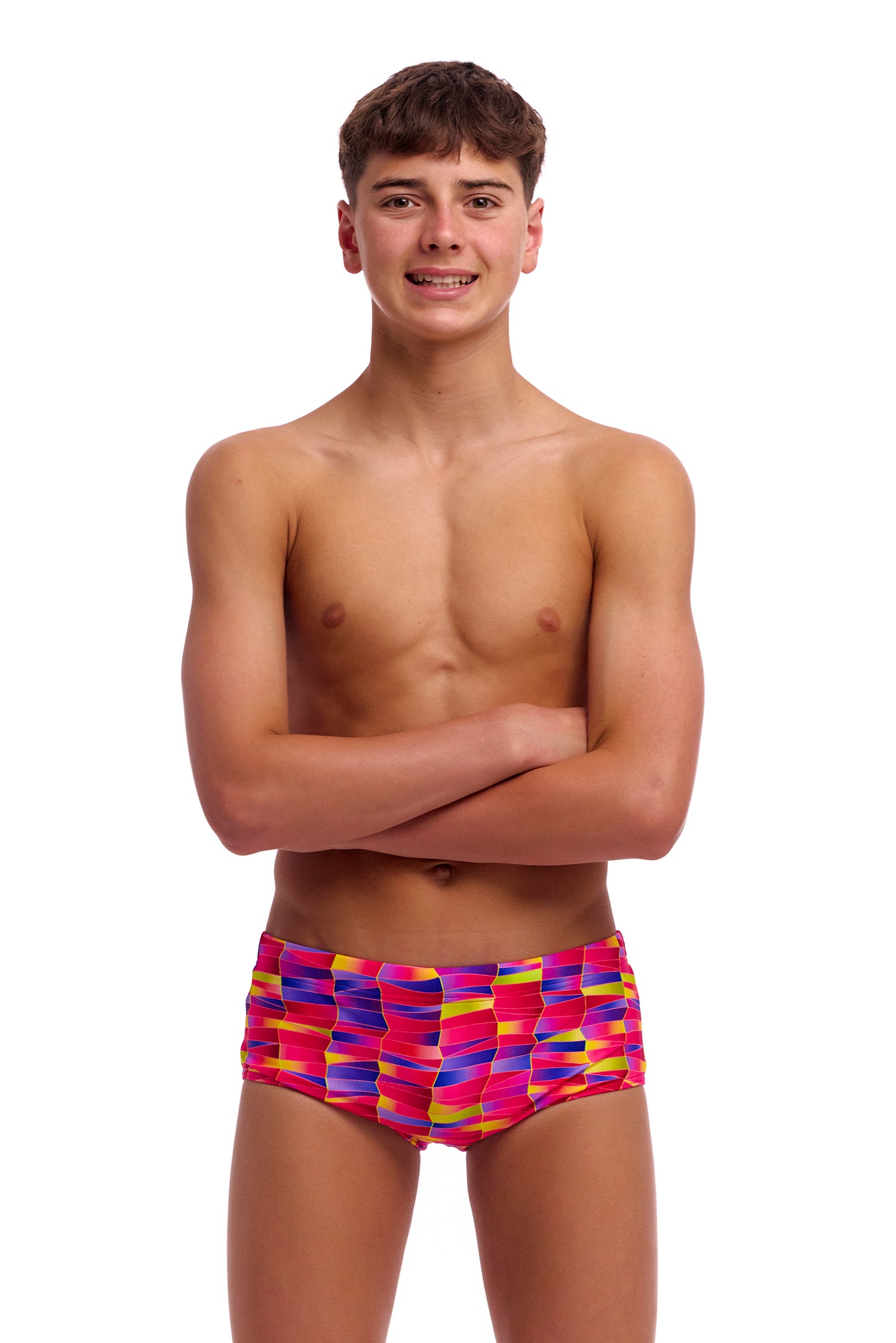 Funky Trunks Boys Wriggle Walls Sidewinder Trunks