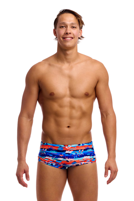 Funky Trunks Men's Forever Fossil Sidewinder Trunks