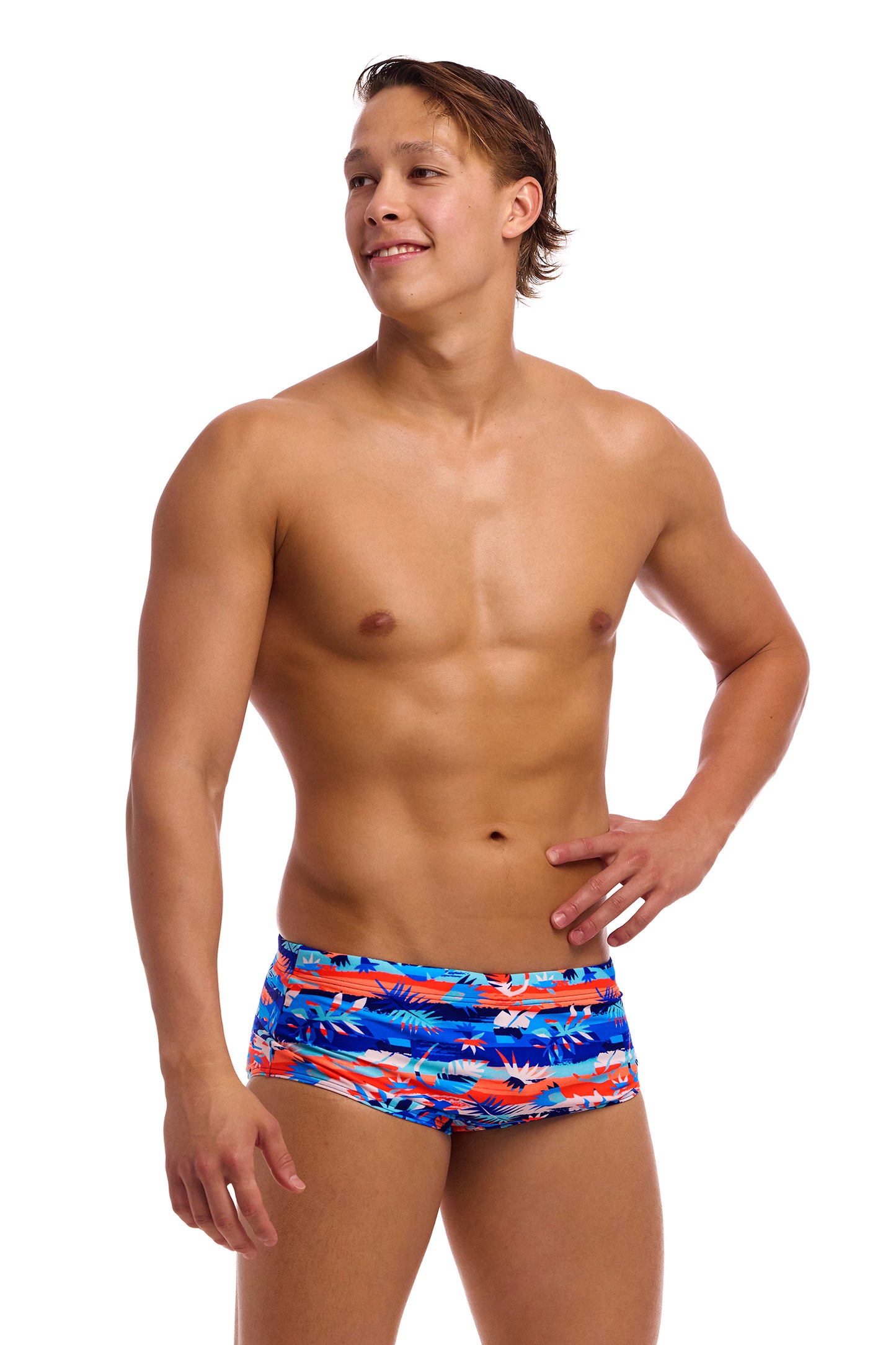Funky Trunks Men's Forever Fossil Sidewinder Trunks