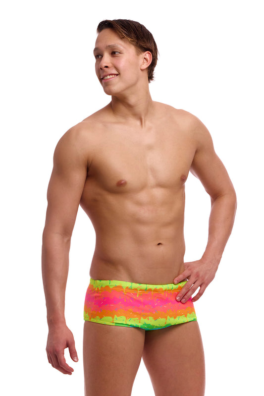 Funky Trunks Men's Melting Mayhem Sidewinder Trunks