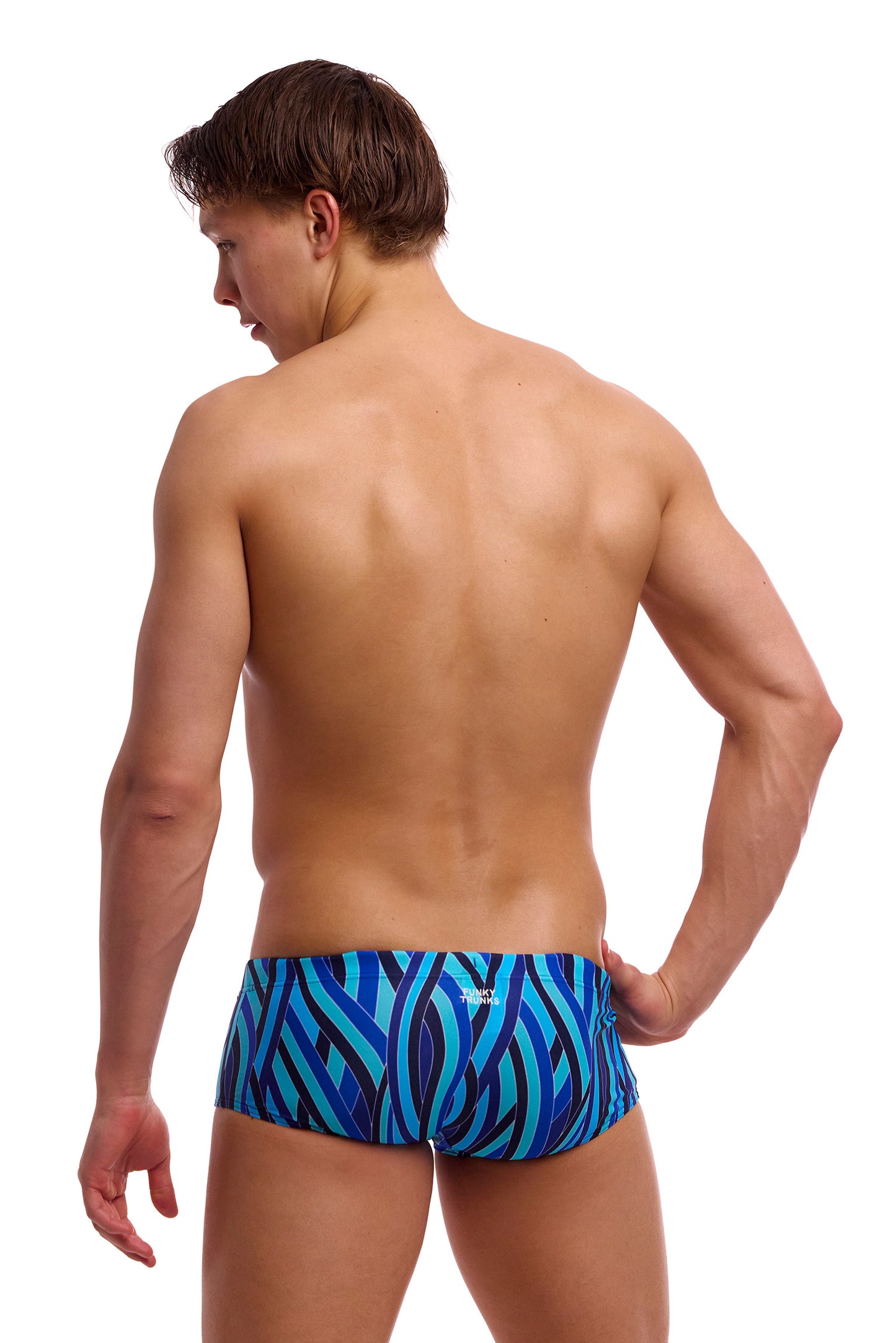 Funky Trunks Men's Snork City Sidewinder Trunks