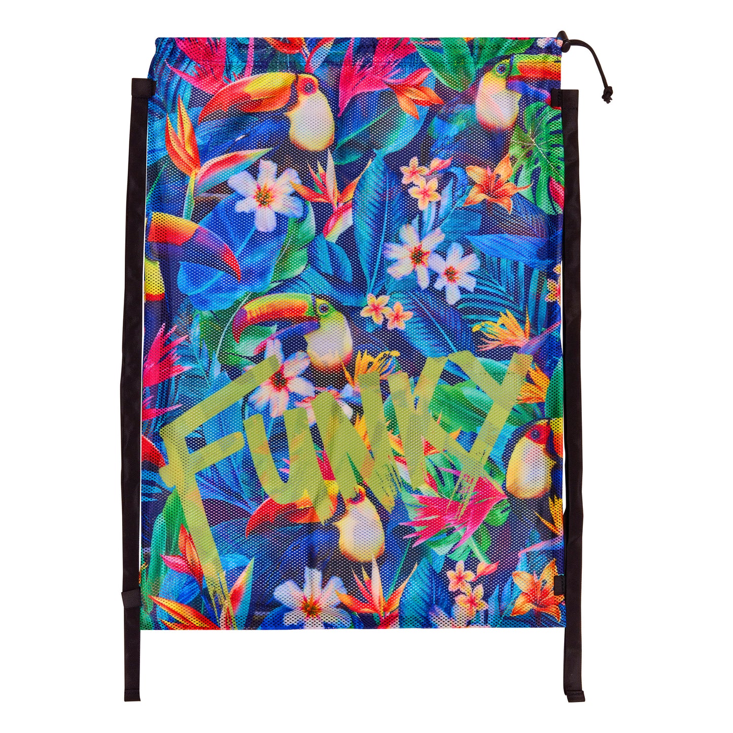 Funky Birdie Wordie Mesh Kit Bag