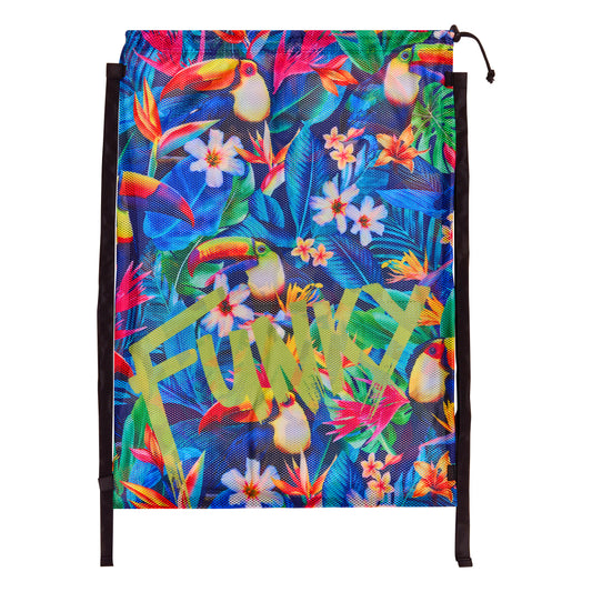 Funky Birdie Wordie Mesh Kit Bag