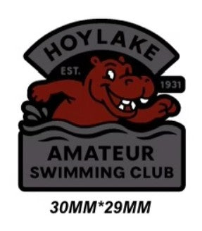 Hoylake Swimming Club Shoe Charm - Hippo