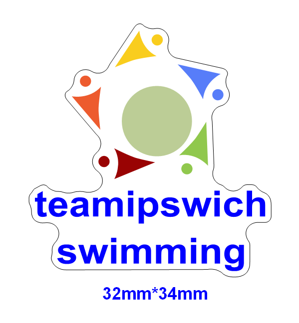 Team Ipswich Swimming Club Shoe Charm
