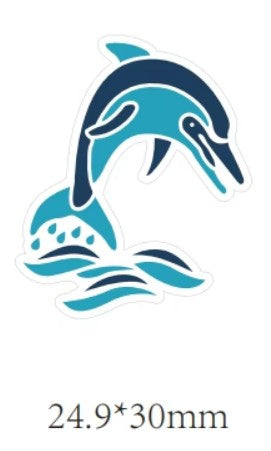 Melton Mowbray Swimming Club Shoe Charm - Dolphin