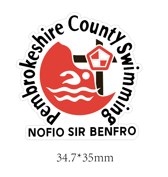 Pembrokeshire County Swimming Shoe Charm