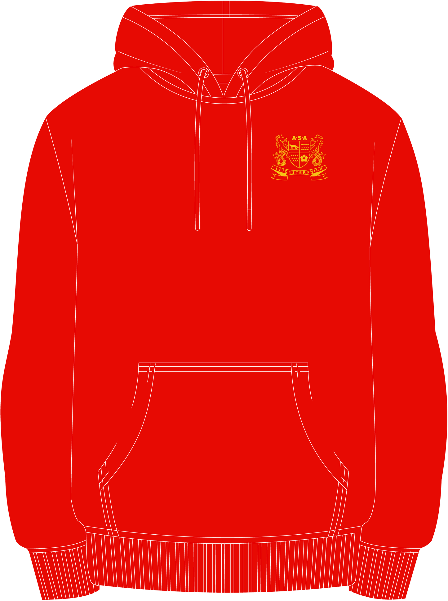 Leicestershire County Championships 2026 Youth Hoodie - Red
