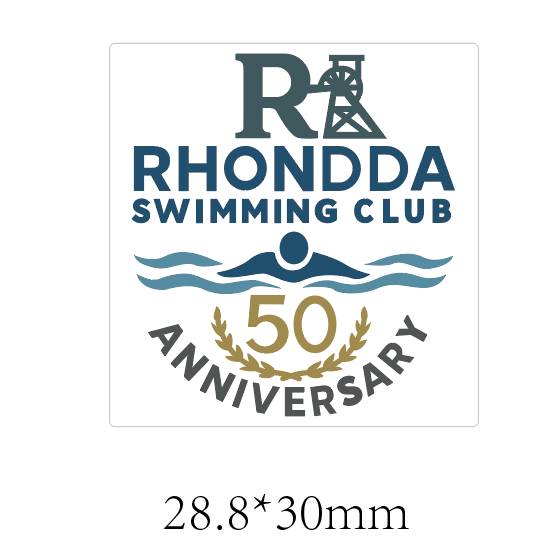 Rhondda Swimming Club Shoe Charm