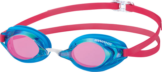 Swans SR-2 Mirror Goggles - Sky Blue/Ruby