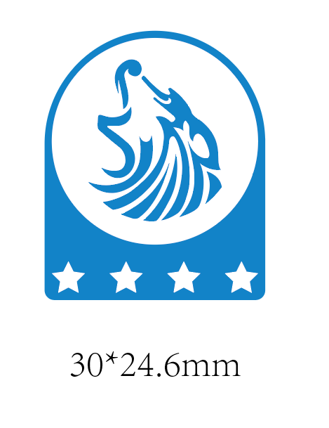 Stockport Metro Swimming Club Shoe Charm - Wolf