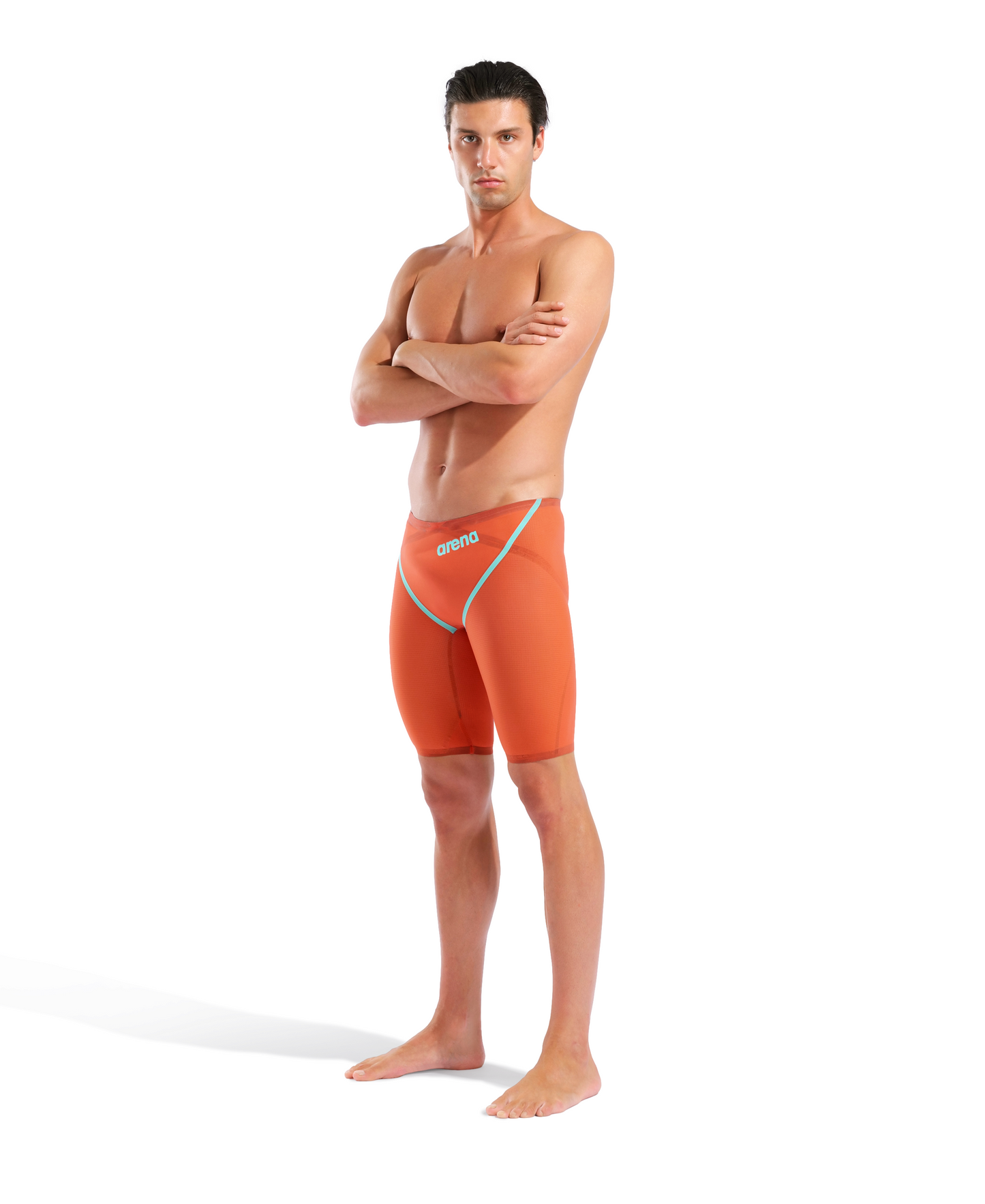 Arena Men's Powerskin Carbon Glide Jammer - Limited Edition - Sunset Coral